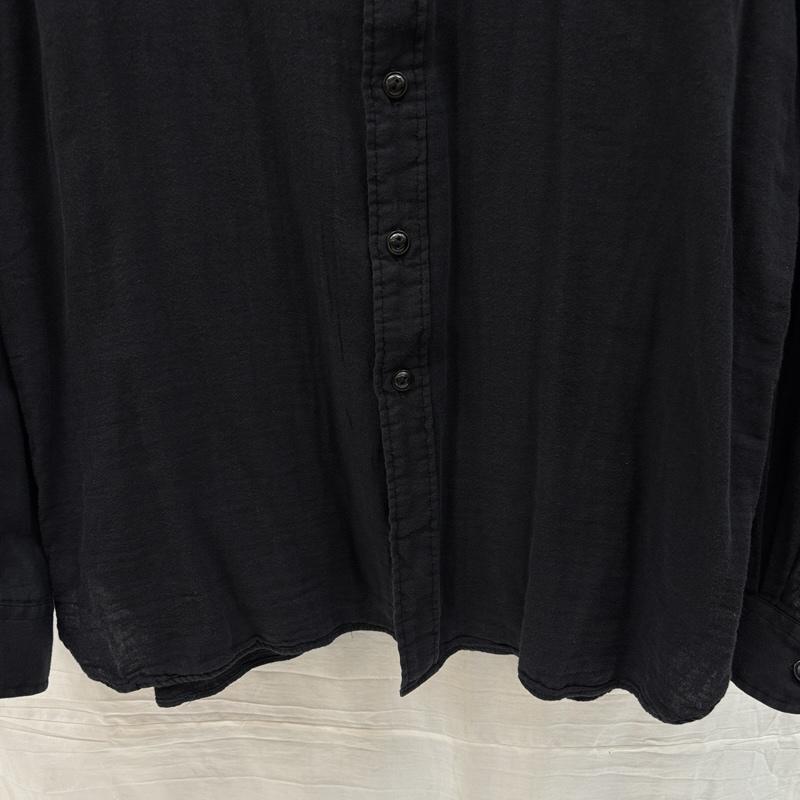 ポロラルフローレン POLO RALPH LAUREN シャツ、ブラウス 長袖 ワーク シャツ 長袖 ビッグサイズ L 黒 / ブラック / black メンズ USED 古着 中古 50166924