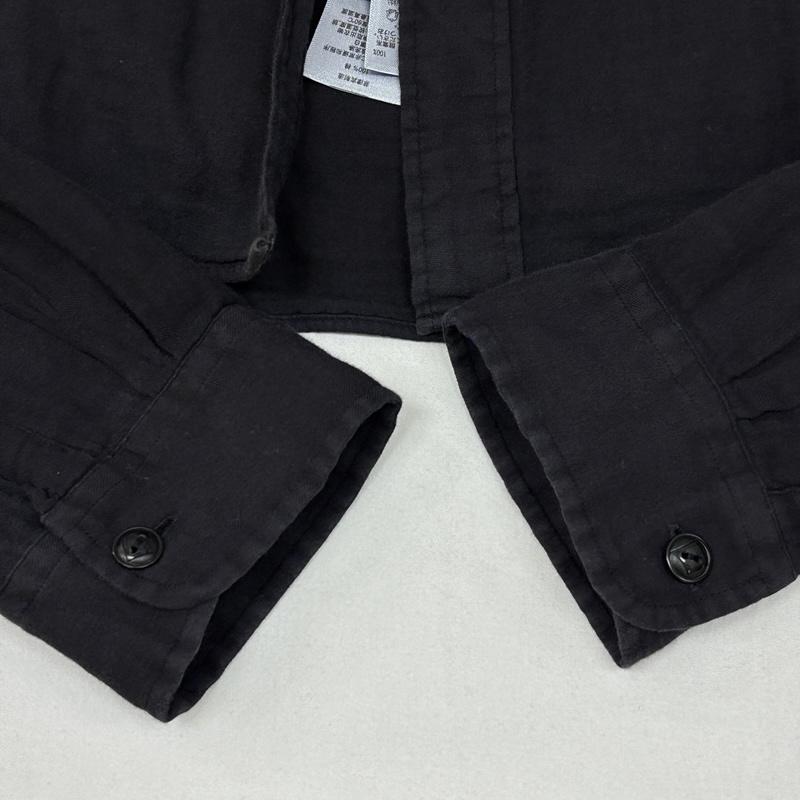 ポロラルフローレン POLO RALPH LAUREN シャツ、ブラウス 長袖 ワーク シャツ 長袖 ビッグサイズ L 黒 / ブラック / black メンズ USED 古着 中古 50166924