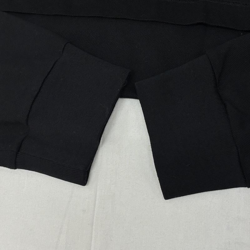 ポロラルフローレン POLO RALPH LAUREN ポロシャツ 長袖 SLIM FIT ポニー ロゴ 鹿の子 長袖 ポロシャツ XL 黒 / ブラック / black メンズ USED 古着 中古 50166931