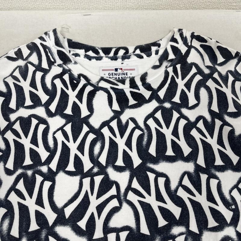 シュプリーム Supreme Tシャツ 半袖 21aw New York Yankees Airbrush S/S Top 総柄 Tシャツ L 白 / ホワイト / white メンズ USED 古着 中古 50166933