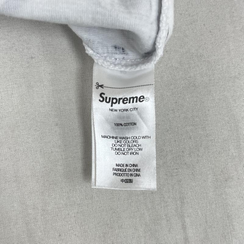 シュプリーム Supreme Tシャツ 半袖 21aw New York Yankees Airbrush S/S Top 総柄 Tシャツ L 白 / ホワイト / white メンズ USED 古着 中古 50166933