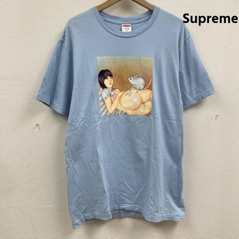 シュプリーム Supreme Tシャツ 半袖 John John Jesse コラボ Mouse Tee グラフィック プリント Tシャツ M 水色 / ライトブルー / メンズ USED 古着 中古 50166935