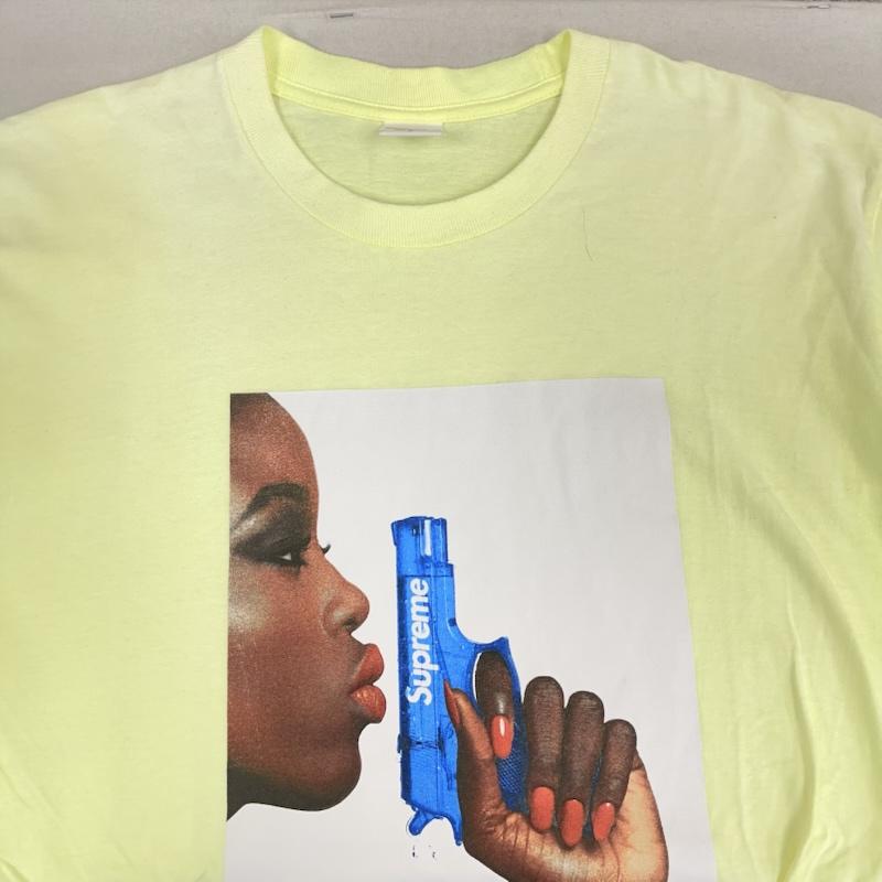 シュプリーム Supreme Tシャツ 半袖 USA製 21ss Water Pistol Tee グラフィック プリント Tシャツ L 薄緑 / ライトグリーン / メンズ USED 古着 中古 50166937