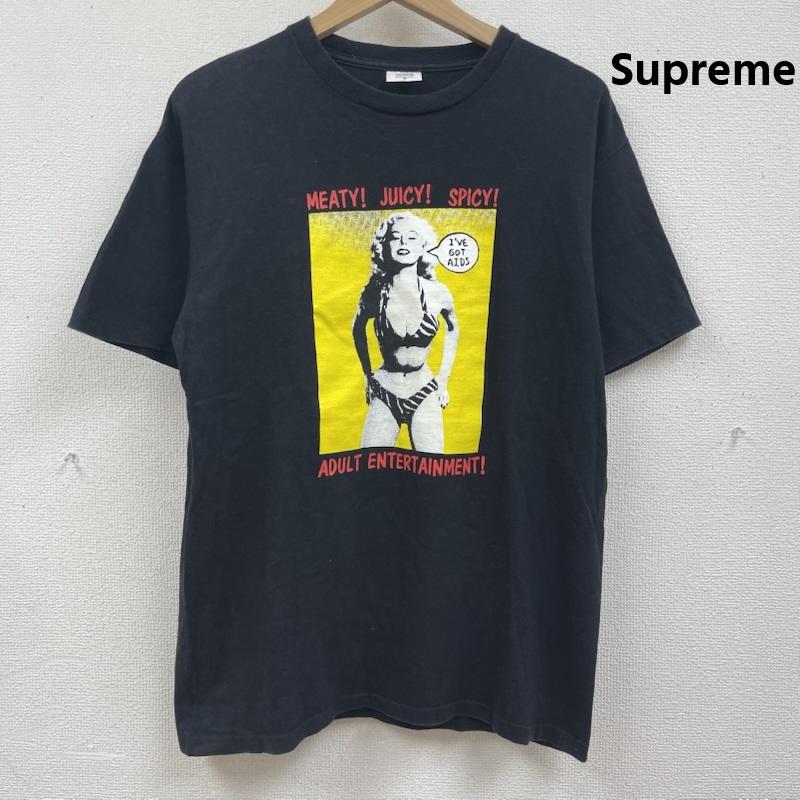 シュプリーム Supreme Tシャツ 半袖 USA製 11ss Juicy Tee マリリン・モンロー フォトグラフィック プリント Tシャツ M 黒 / ブラック / black メンズ USED 古着 中古 50166938