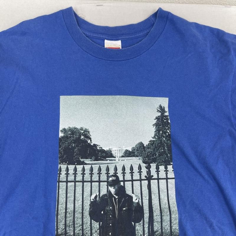 シュプリーム Supreme Tシャツ 半袖 18ss UNDERCOVER × Public Enemy コラボ White House Tee プリント Tシャツ L 青 / ブルー / blue メンズ USED 古着 中古 50166939