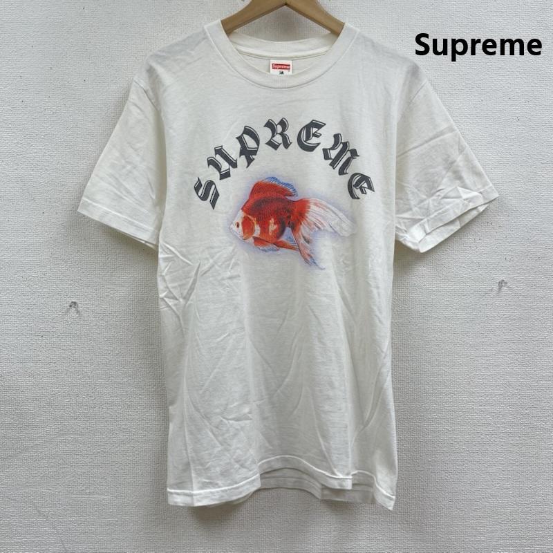 シュプリーム Supreme Tシャツ 半袖 USA製 16ss Sasquatchfabrix.コラボ Goldfish Tee プリント Tシャツ M 白 / ホワイト / white メンズ USED 古着 中古 50166942