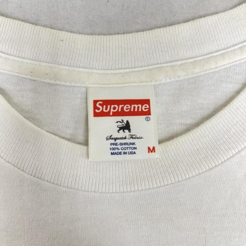 シュプリーム Supreme Tシャツ 半袖 USA製 16ss Sasquatchfabrix.コラボ Goldfish Tee プリント Tシャツ M 白 / ホワイト / white メンズ USED 古着 中古 50166942