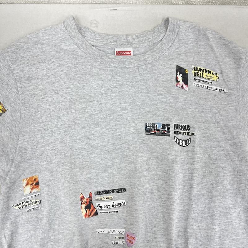シュプリーム Supreme Tシャツ 半袖 24aw Upset Tee マルチグラフィック プリント Tシャツ カットソー S 灰 / グレー / gray メンズ USED 古着 中古 50166943