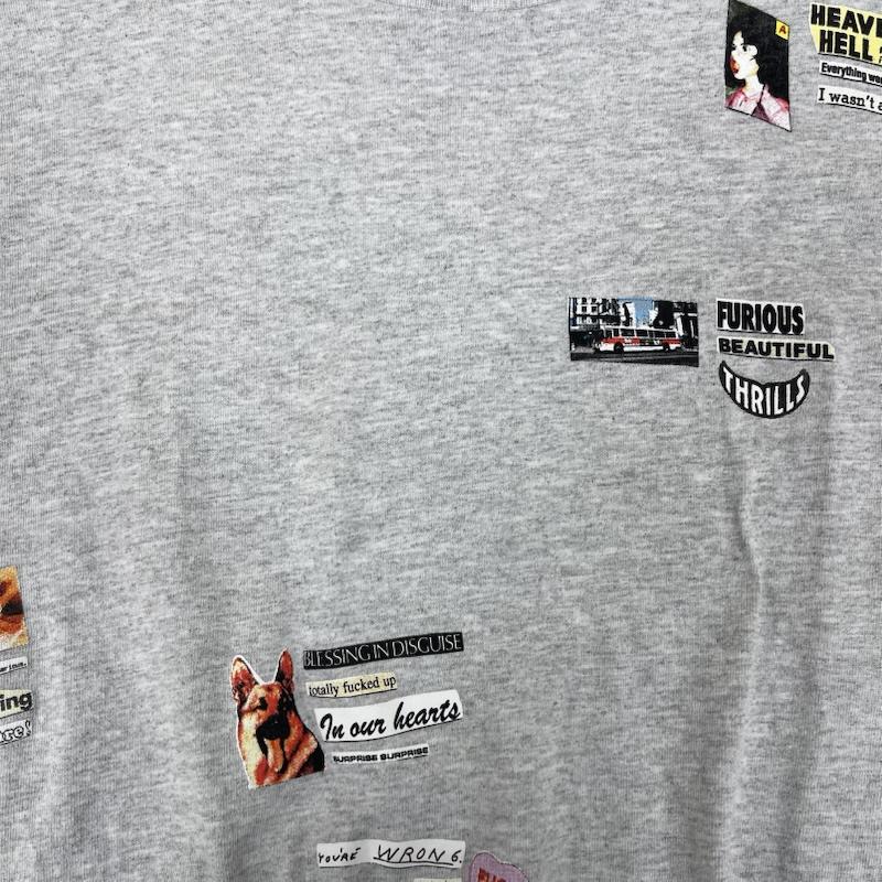 シュプリーム Supreme Tシャツ 半袖 24aw Upset Tee マルチグラフィック プリント Tシャツ カットソー S 灰 / グレー / gray メンズ USED 古着 中古 50166943