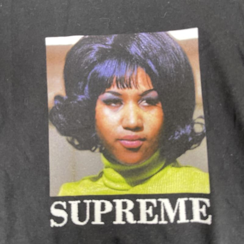 シュプリーム Supreme Tシャツ 半袖 26ss Aretha Tee アレサ・フランクリン フォト プリント Tシャツ L 黒 / ブラック / black メンズ USED 古着 中古 50166944
