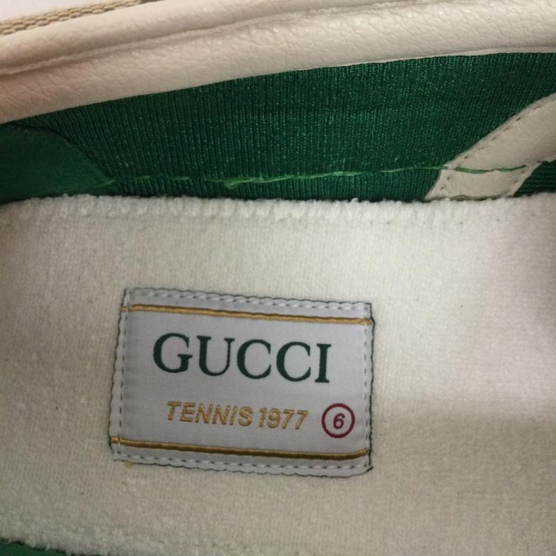 グッチ GUCCI スニーカー スニーカー GUCCI TENNIS 1977 GGキャンバス スリッポン 23.0cm 総柄 ベージュ / ベージュ / beige レディース USED 古着 中古 50166945