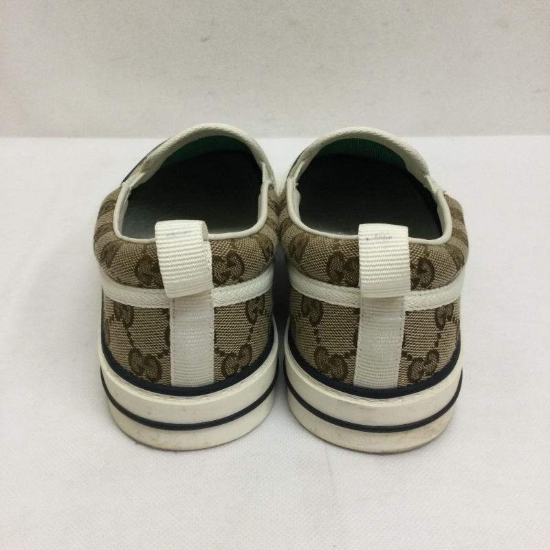 グッチ GUCCI スニーカー スニーカー GUCCI TENNIS 1977 GGキャンバス スリッポン 23.0cm 総柄 ベージュ / ベージュ / beige レディース USED 古着 中古 50166945