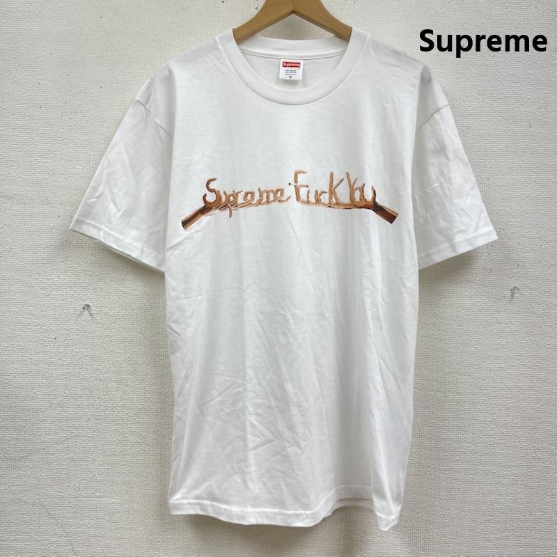 シュプリーム Supreme Tシャツ 半袖 USA製 18aw Fuck You Tee グラフィック ロゴ プリント Tシャツ カットソー M 白 / ホワイト / white メンズ USED 古着 中古 50166947