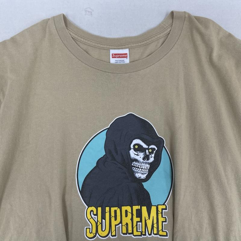 シュプリーム Supreme Tシャツ 半袖 USA製 23ss Reaper Tee リーパー スカル キャラクター プリント Tシャツ カットソー L 茶 / ブラウン / brown メンズ USED 古着 中古 50166949