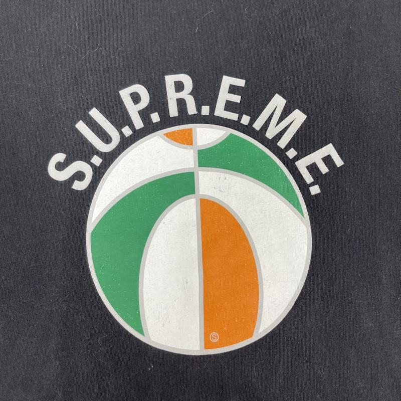 シュプリーム Supreme Tシャツ 半袖 USA製 23ss League Tee リーグ バスケットボール グラフィック ロゴ プリント Tシャツ カットソー L 黒 / ブラック / black メンズ USED 古着 中古 50166950