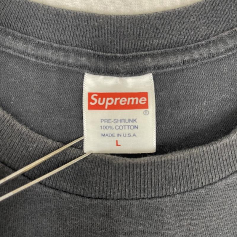 シュプリーム Supreme Tシャツ 半袖 USA製 23ss League Tee リーグ バスケットボール グラフィック ロゴ プリント Tシャツ カットソー L 黒 / ブラック / black メンズ USED 古着 中古 50166950