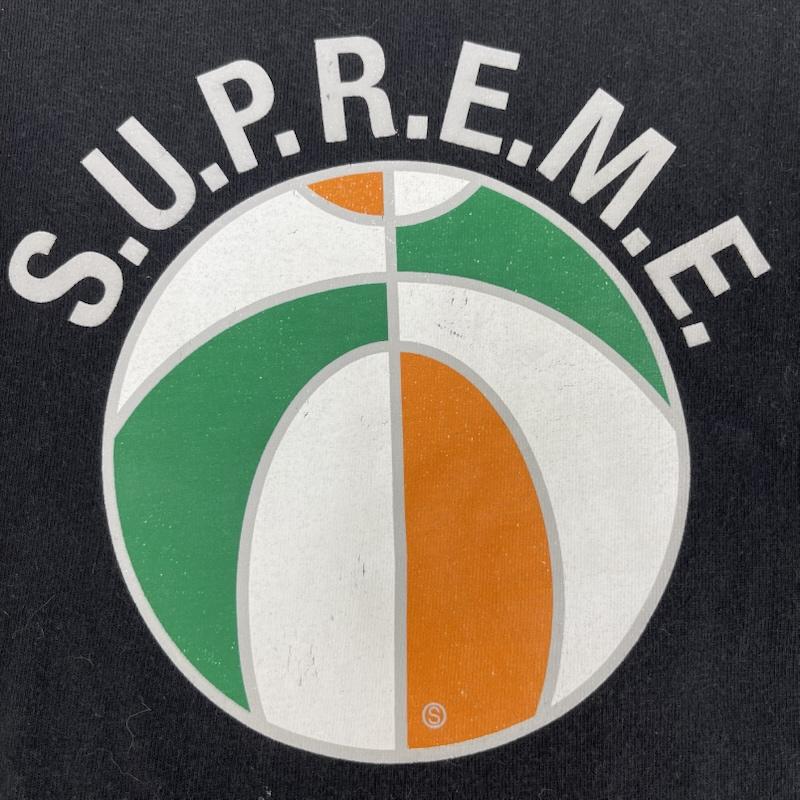 シュプリーム Supreme Tシャツ 半袖 USA製 23ss League Tee リーグ バスケットボール グラフィック ロゴ プリント Tシャツ カットソー L 黒 / ブラック / black メンズ USED 古着 中古 50166950