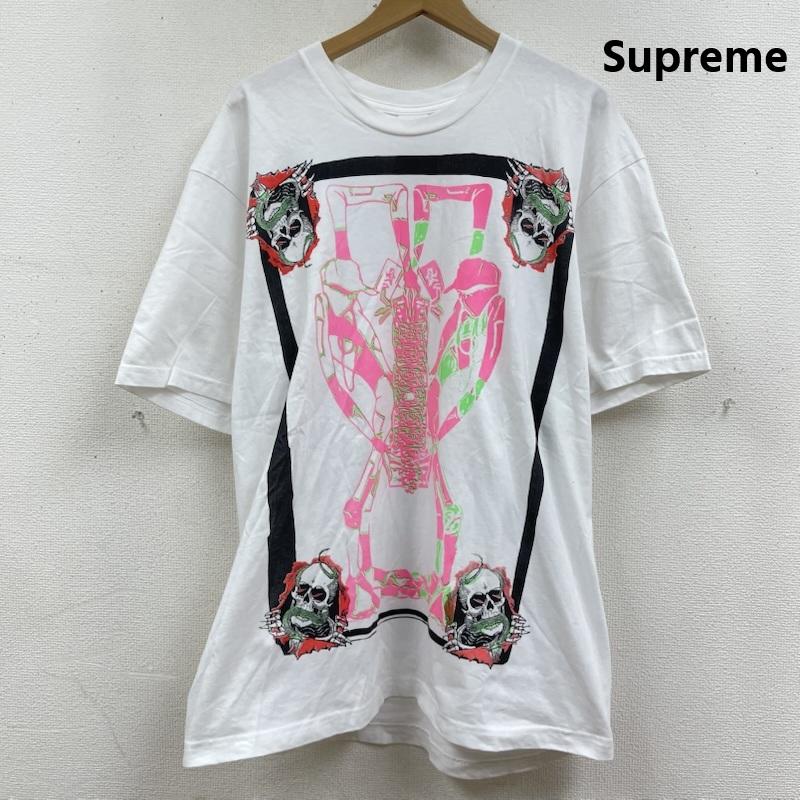 シュプリーム Supreme Tシャツ 半袖 クレイドル スカル ジーザス グラフィック プリント Tシャツ カットソー XL 白 / ホワイト / white メンズ USED 古着 中古 50166952