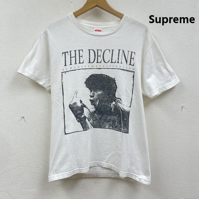 シュプリーム Supreme Tシャツ 半袖 USA製 17aw Decline of Western Civilization Tee 映画 フォト グラフィック プリント Tシャツ S 白 / ホワイト / white メンズ USED 古着 中古 50166953