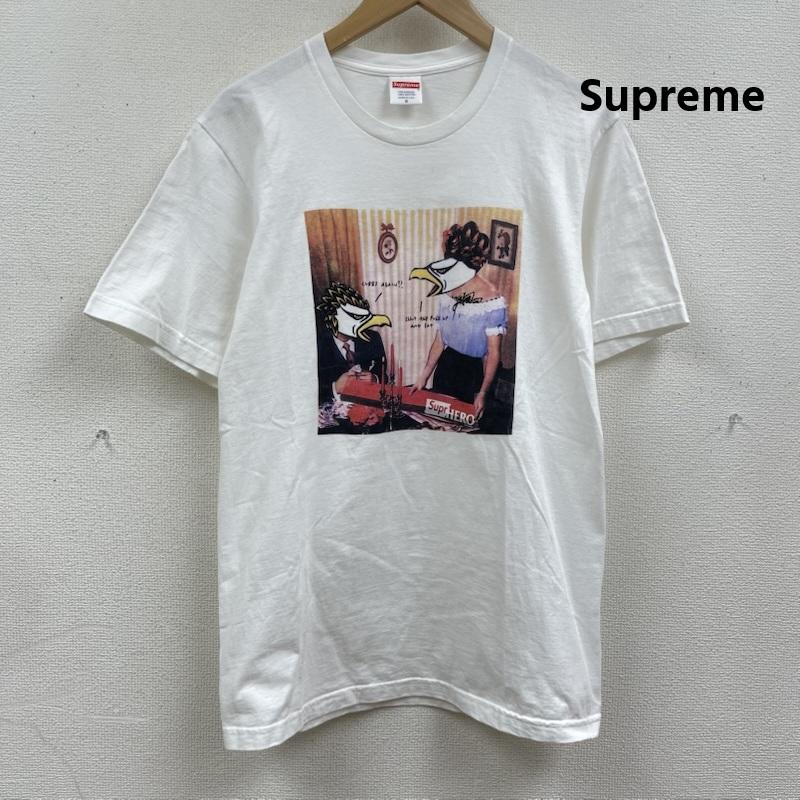 シュプリーム Supreme Tシャツ 半袖 USA製 20ss ANTIHERO Balcony Tee コラボ イーグル グラフィック フォト プリント Tシャツ S 白 / ホワイト / white メンズ USED 古着 中古 50166955