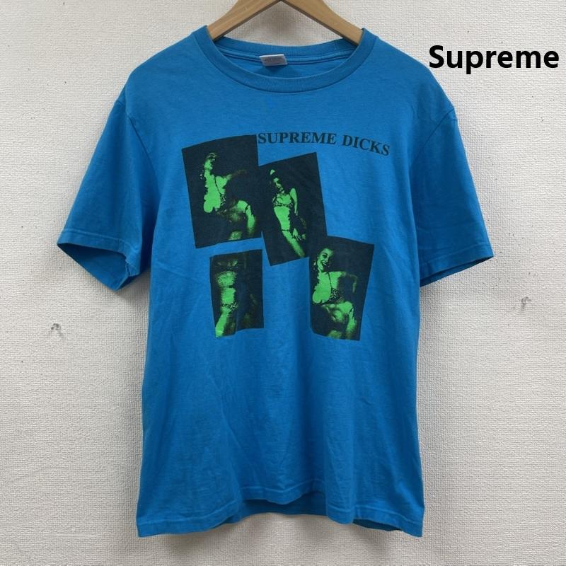 シュプリーム Supreme Tシャツ 半袖 USA製 21ss Dicks Tee グラフィック フォト プリント Tシャツ カットソー S 水色 / ライトブルー / メンズ USED 古着 中古 50166958
