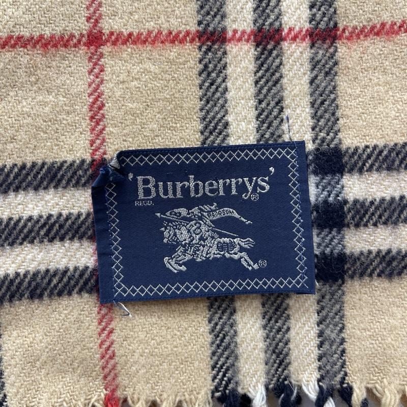 バーバリー BURBERRY マフラー マフラー ノバチェック 大判 マフラー ストール - ベージュ / ベージュ / beige レディース USED 古着 中古 50166963