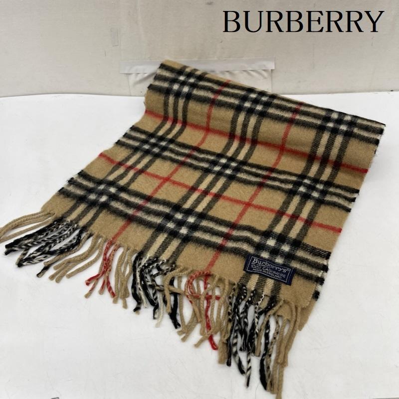 バーバリー BURBERRY マフラー マフラー - ベージュ / ベージュ / beige メンズ USED 古着 中古 50166964