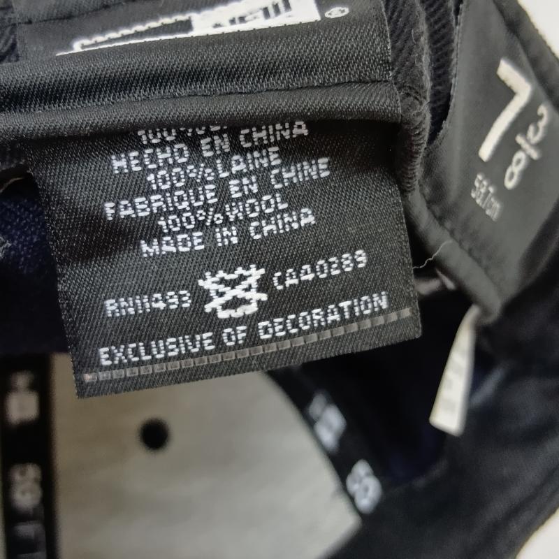 シュプリーム Supreme 帽子 キャップ × NEW ERA 59FIFTY Box Logo Piping ボックスロゴ パイピング ベースボールキャップ - ロゴ、文字 紺 / ネイビー / navy メンズ USED 古着 中古 50166968
