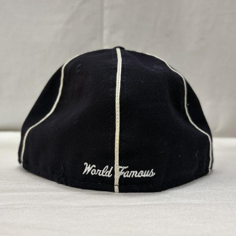 シュプリーム Supreme 帽子 キャップ × NEW ERA 59FIFTY Box Logo Piping ボックスロゴ パイピング ベースボールキャップ - ロゴ、文字 紺 / ネイビー / navy メンズ USED 古着 中古 50166968