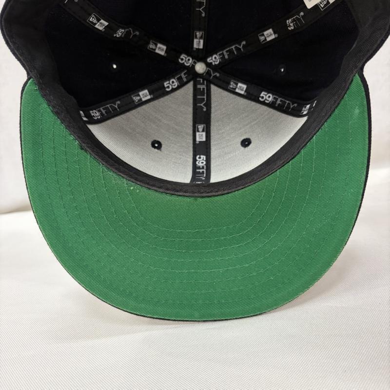 シュプリーム Supreme 帽子 キャップ × NEW ERA 59FIFTY Box Logo Piping ボックスロゴ パイピング ベースボールキャップ - ロゴ、文字 紺 / ネイビー / navy メンズ USED 古着 中古 50166968