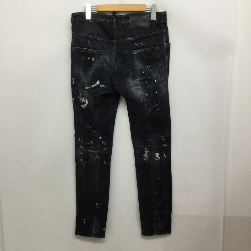 ディースクエアード2 DSQUARED2 パンツ デニム、ジーンズ dsquared2 デニム　ダメージ　ペンキ加工 スワロ 46 灰 / グレー / gray メンズ USED 古着 中古 50166969