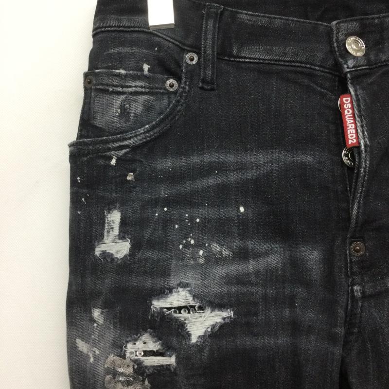 ディースクエアード2 DSQUARED2 パンツ デニム、ジーンズ dsquared2 デニム　ダメージ　ペンキ加工 スワロ 46 灰 / グレー / gray メンズ USED 古着 中古 50166969