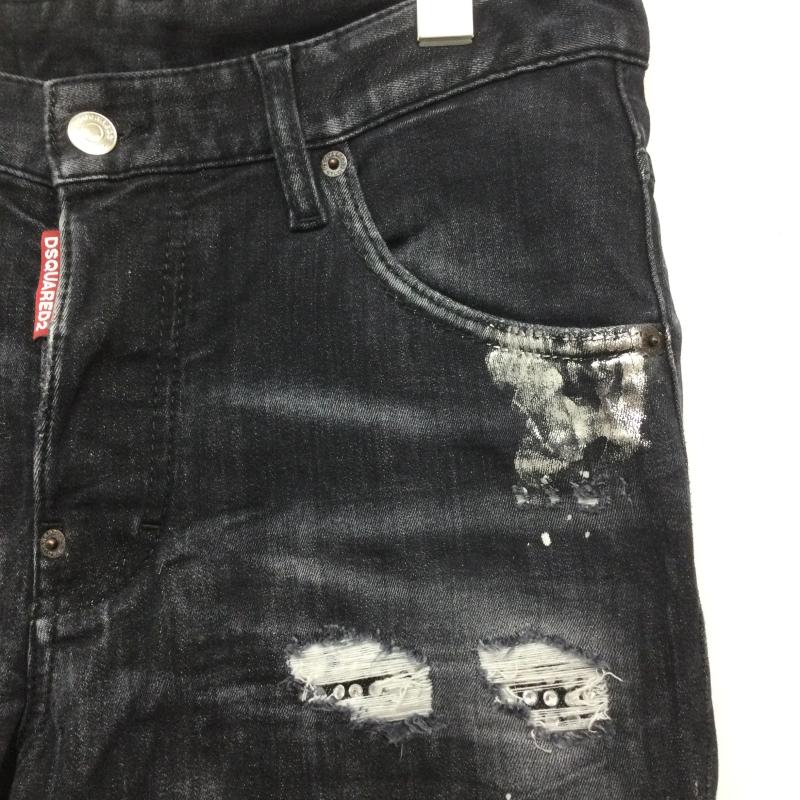 ディースクエアード2 DSQUARED2 パンツ デニム、ジーンズ dsquared2 デニム　ダメージ　ペンキ加工 スワロ 46 灰 / グレー / gray メンズ USED 古着 中古 50166969