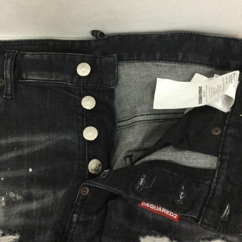 ディースクエアード2 DSQUARED2 パンツ デニム、ジーンズ dsquared2 デニム　ダメージ　ペンキ加工 スワロ 46 灰 / グレー / gray メンズ USED 古着 中古 50166969