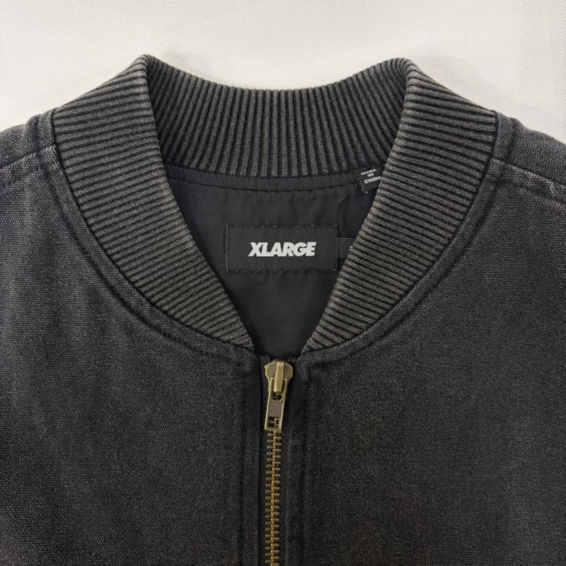 エクストララージ XLARGE ベスト ベスト PATCHED CANVAS VEST パッチド キャンバス ベスト 101253021002 XL 無地 X ロゴ、文字 ダークグレー / ダークグレー / メンズ USED 古着 中古 50166973