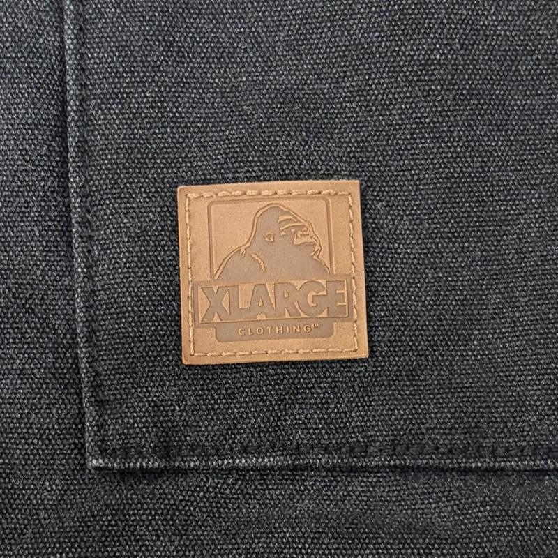 エクストララージ XLARGE ベスト ベスト PATCHED CANVAS VEST パッチド キャンバス ベスト 101253021002 XL 無地 X ロゴ、文字 ダークグレー / ダークグレー / メンズ USED 古着 中古 50166973
