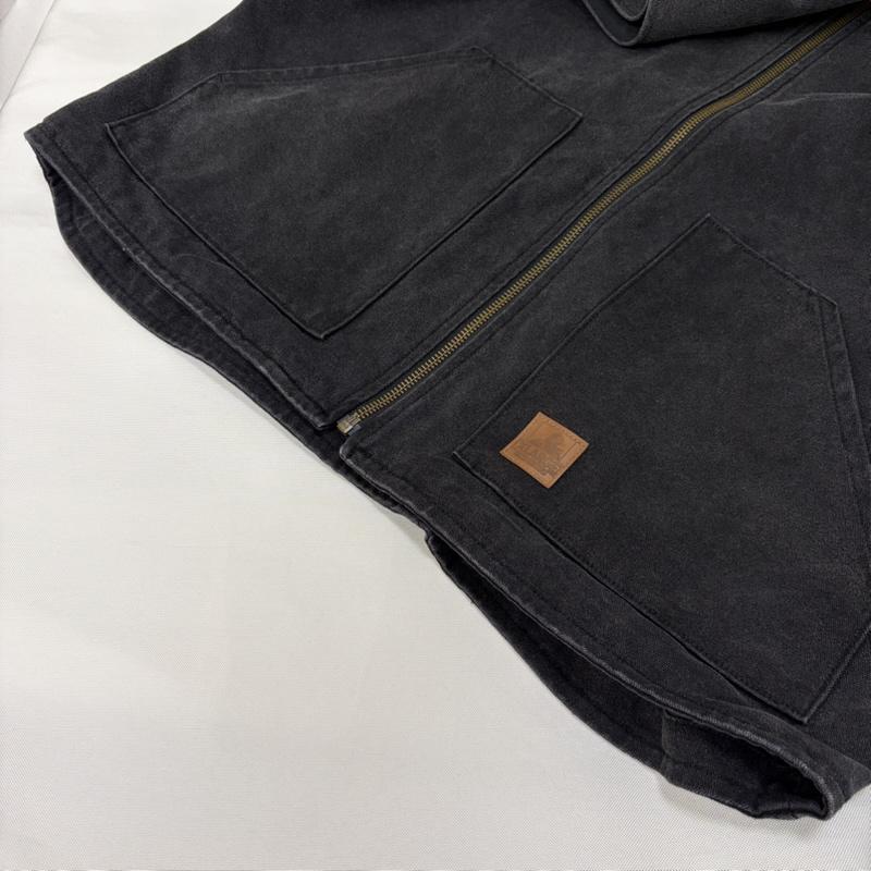 エクストララージ XLARGE ベスト ベスト PATCHED CANVAS VEST パッチド キャンバス ベスト 101253021002 XL 無地 X ロゴ、文字 ダークグレー / ダークグレー / メンズ USED 古着 中古 50166973