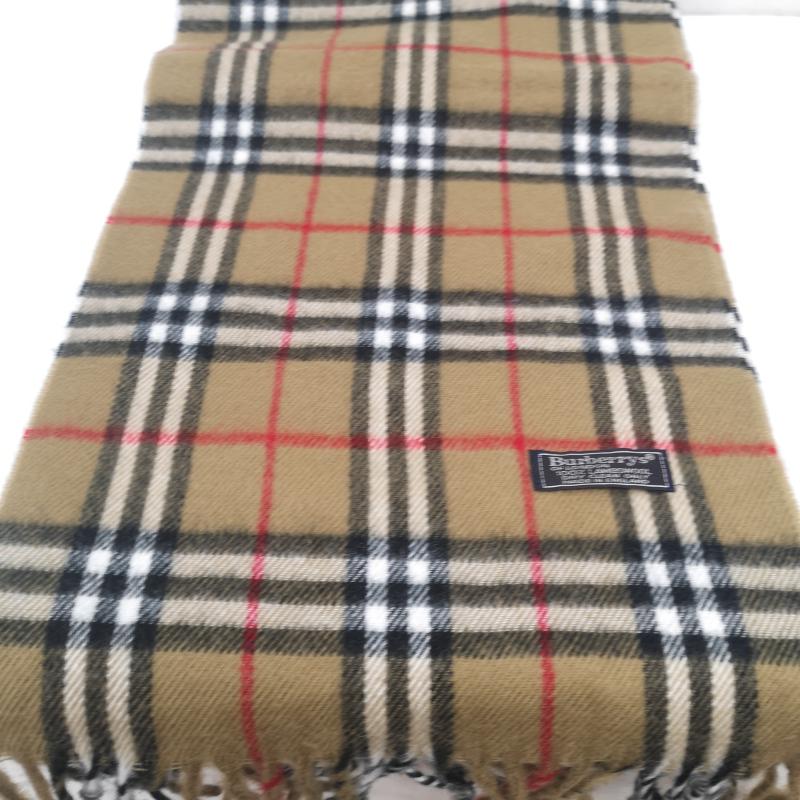 バーバリー BURBERRY マフラー マフラー ノバチェック ウール マフラー イングランド製 - ベージュ / ベージュ / beige レディース USED 古着 中古 50166975