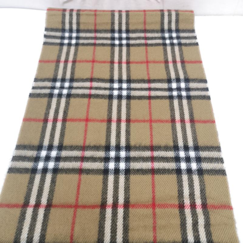 バーバリー BURBERRY マフラー マフラー ノバチェック ウール マフラー イングランド製 - ベージュ / ベージュ / beige レディース USED 古着 中古 50166975