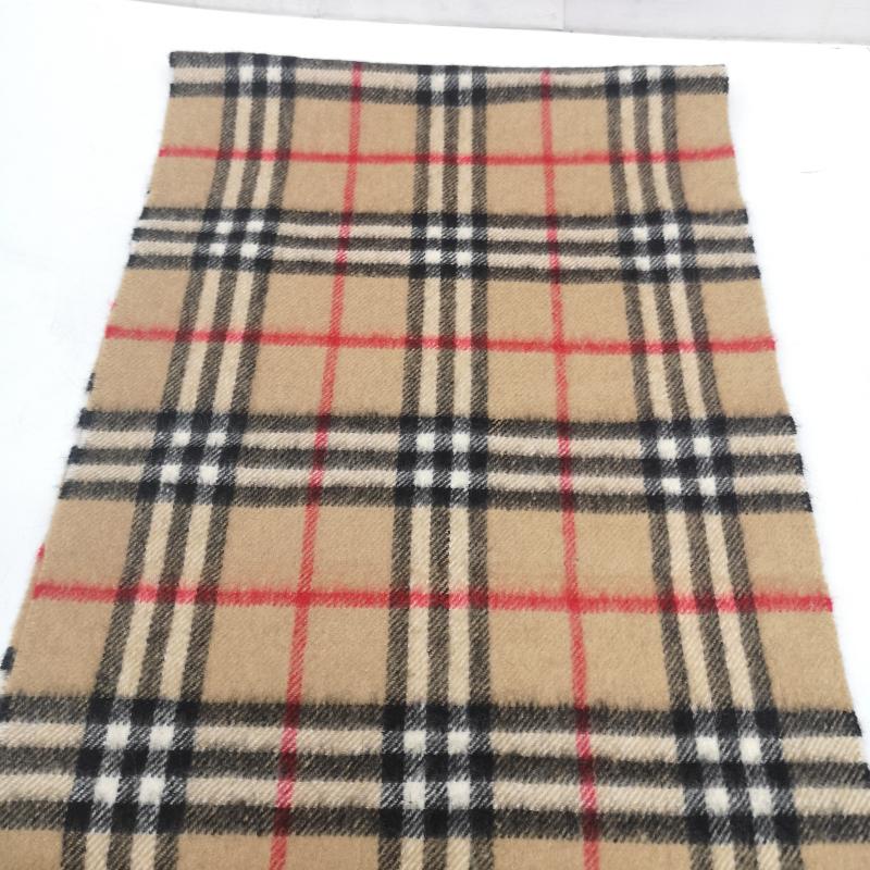 バーバリー BURBERRY マフラー マフラー カシミヤ カシミア 100％ ノバチェック マフラー - ベージュ / ベージュ / beige レディース USED 古着 中古 50166977