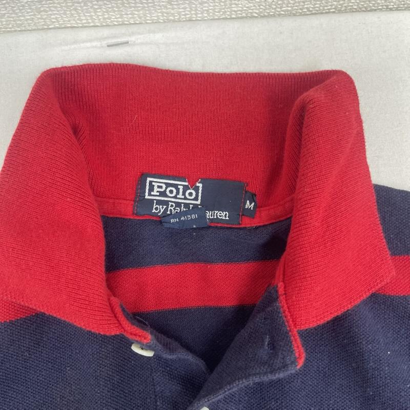 ポロバイラルフローレン Polo by RALPH LAUREN ポロシャツ 半袖 ボーダー 半袖 ポケット ポロシャツ カットソー M マルチカラー / マルチカラー / multicolor メンズ USED 古着 中古 50166978
