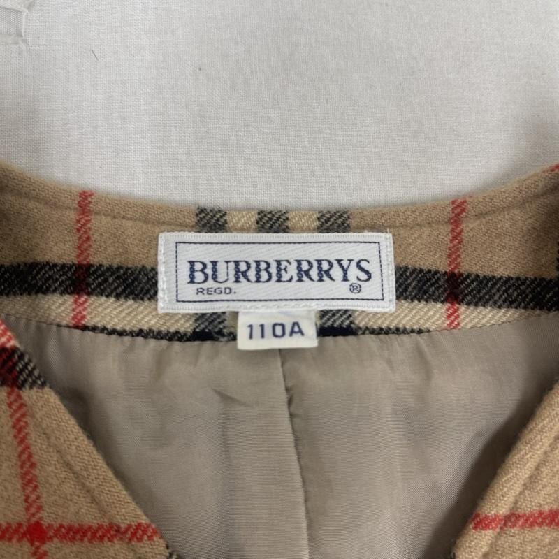 バーバリーズ BURBERRYS ワンピース ミニスカート ノバチェック 金ボタン ダブルブレスト ジャンパースカート ノースリーブワンピース 110cm マルチカラー / マルチカラー / multicolor ガールズ USED 古着 中古 50166983