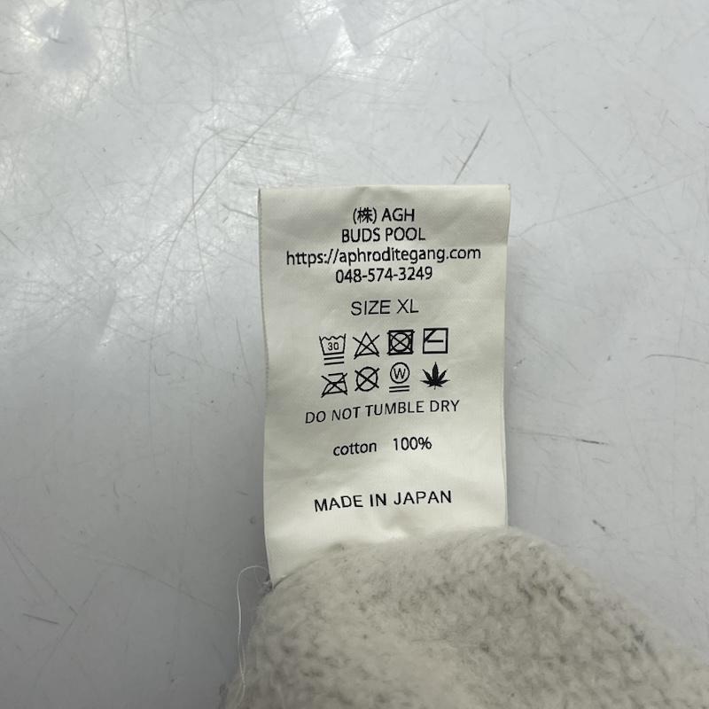 古着 USED トレーナー 長袖 BUDSPOOL ANARCHY コラボ オールドイングリッシュ ロゴ刺繍 クルーネック スウェット トレーナー XL 灰 / グレー / gray メンズ USED 古着 中古 50166985