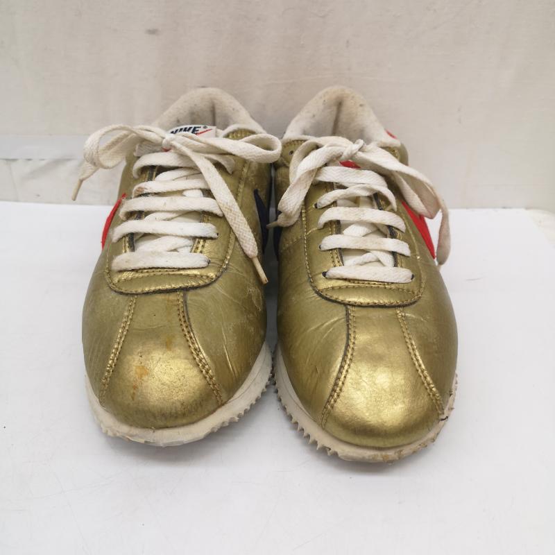 ナイキ NIKE スニーカー スニーカー 97年製 LEATHER CORTEZ レザー コルテッツ 102011-761 26.5cm 金 / ゴールド / gold color メンズ USED 古着 中古 50166991