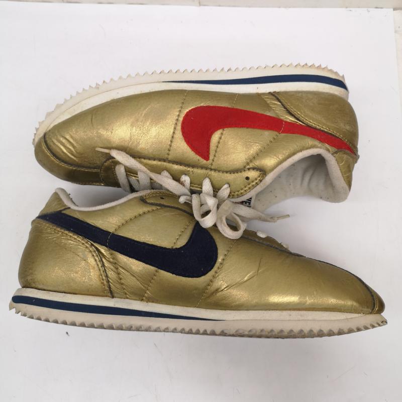 ナイキ NIKE スニーカー スニーカー 97年製 LEATHER CORTEZ レザー コルテッツ 102011-761 26.5cm 金 / ゴールド / gold color メンズ USED 古着 中古 50166991