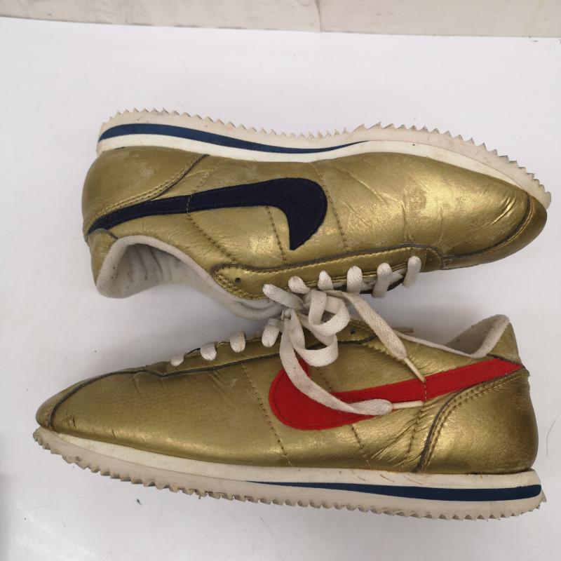 ナイキ NIKE スニーカー スニーカー 97年製 LEATHER CORTEZ レザー コルテッツ 102011-761 26.5cm 金 / ゴールド / gold color メンズ USED 古着 中古 50166991