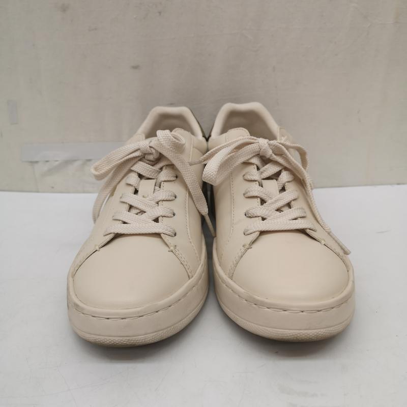コーチ COACH スニーカー スニーカー CLIP LEATHER LOWTOP スニーカー ローカット シグネチャー G4966 24.0cm 白 / ホワイト / white レディース USED 古着 中古 50166994