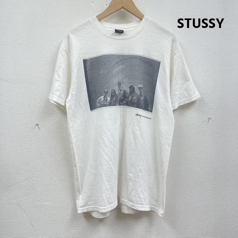 ステューシー STUSSY Tシャツ 半袖 00s Josh Cheuse コラボ Big Audio Dynamite フォト プリント Tシャツ M 白 / ホワイト / white メンズ USED 古着 中古 50166995