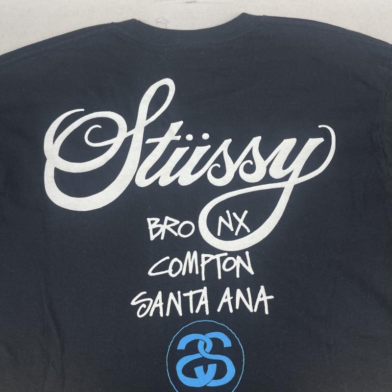 ステューシー STUSSY Tシャツ 半袖 00s メキシコ製 ロゴ プリント ワールドツアー デザイン 半袖 Tシャツ M 黒 / ブラック / black メンズ USED 古着 中古 50166996