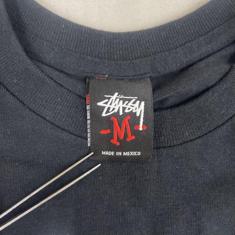 ステューシー STUSSY Tシャツ 半袖 00s メキシコ製 ロゴ プリント ワールドツアー デザイン 半袖 Tシャツ M 黒 / ブラック / black メンズ USED 古着 中古 50166996